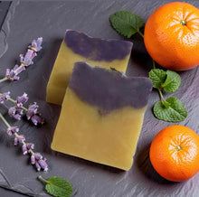 Load image into Gallery viewer, Tangerine+Lavender Soap